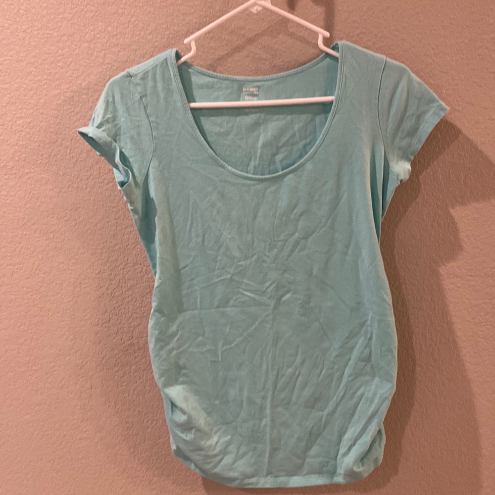 Aqua maternity tee